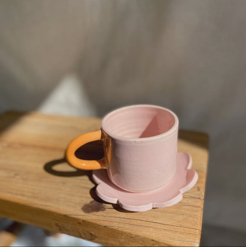 Flower Tea Set (Pink/Orange)