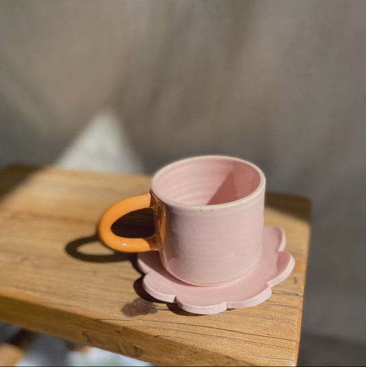 Flower Tea Set (Pink/Orange)