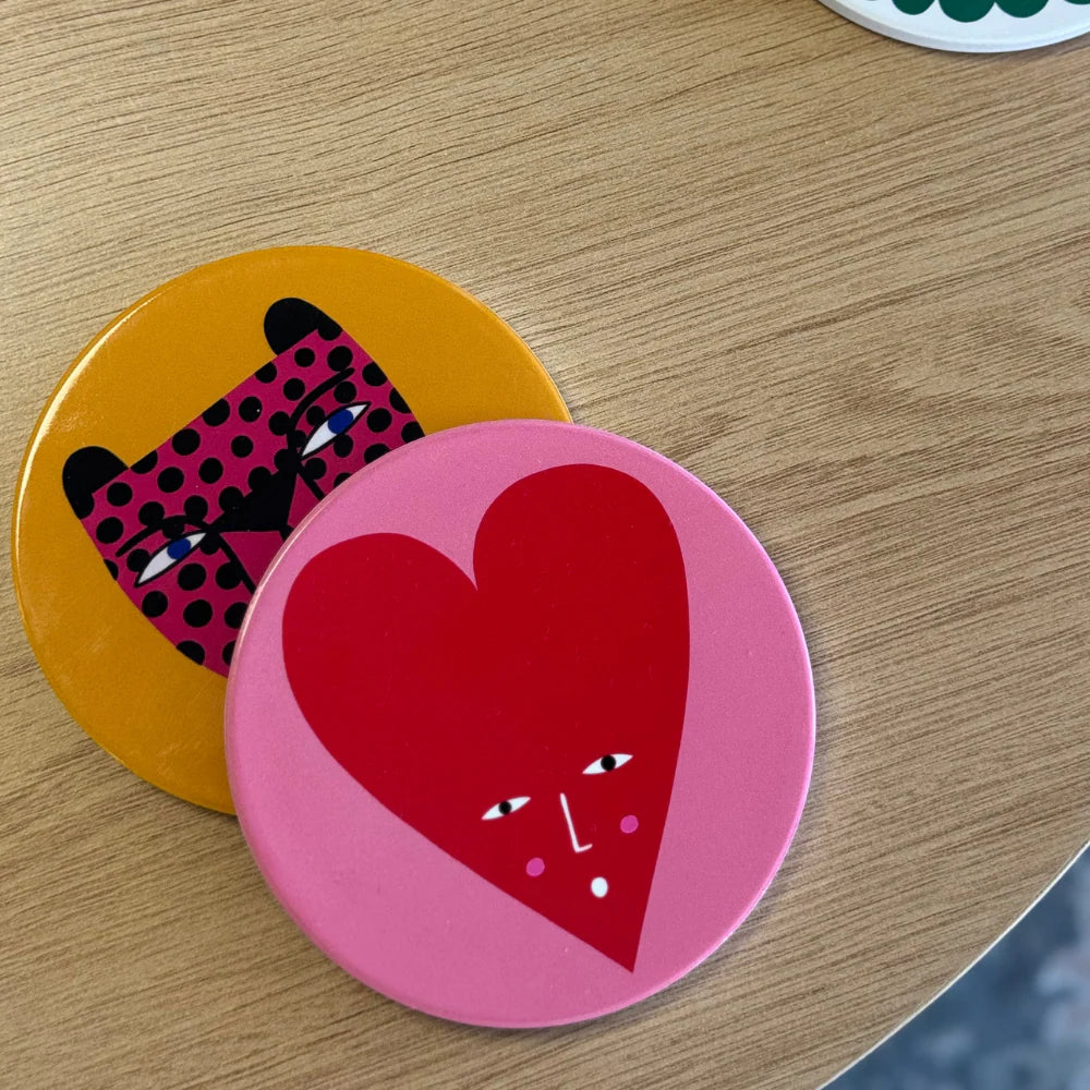 Studio Soph | I Heart U Ceramic Coaster