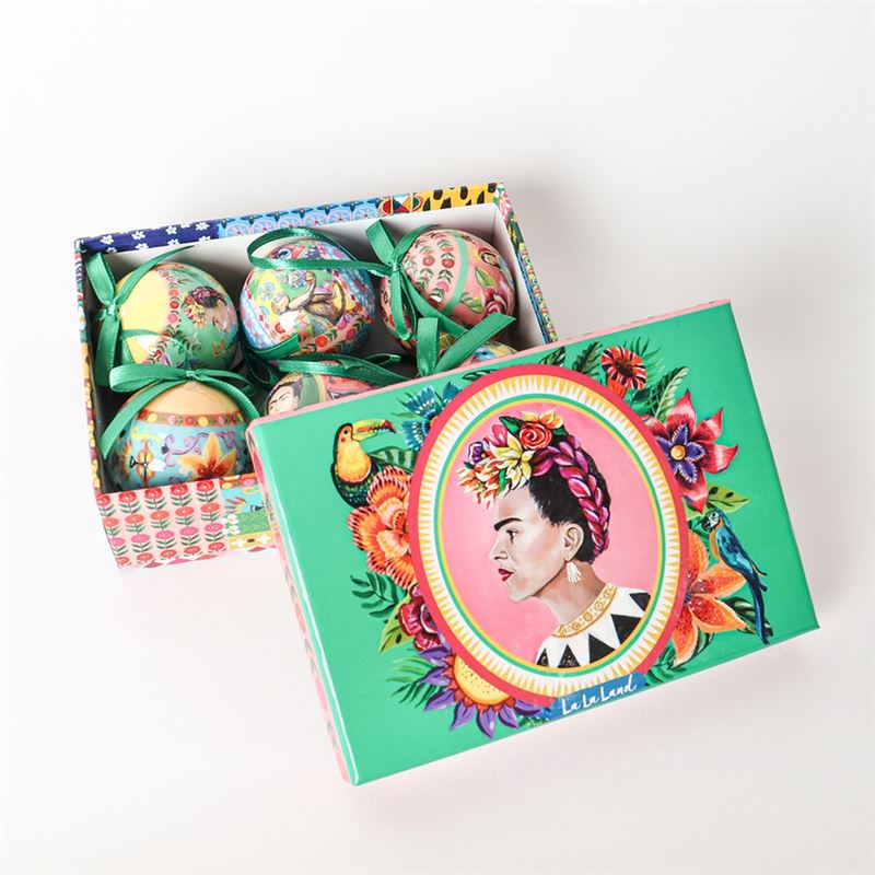 La La Land - Viva La Vida Set of 6 - Mini Christmas Baubles