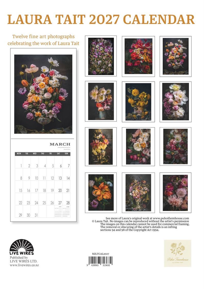 Laura Tait - 2027 Wall Calendar
