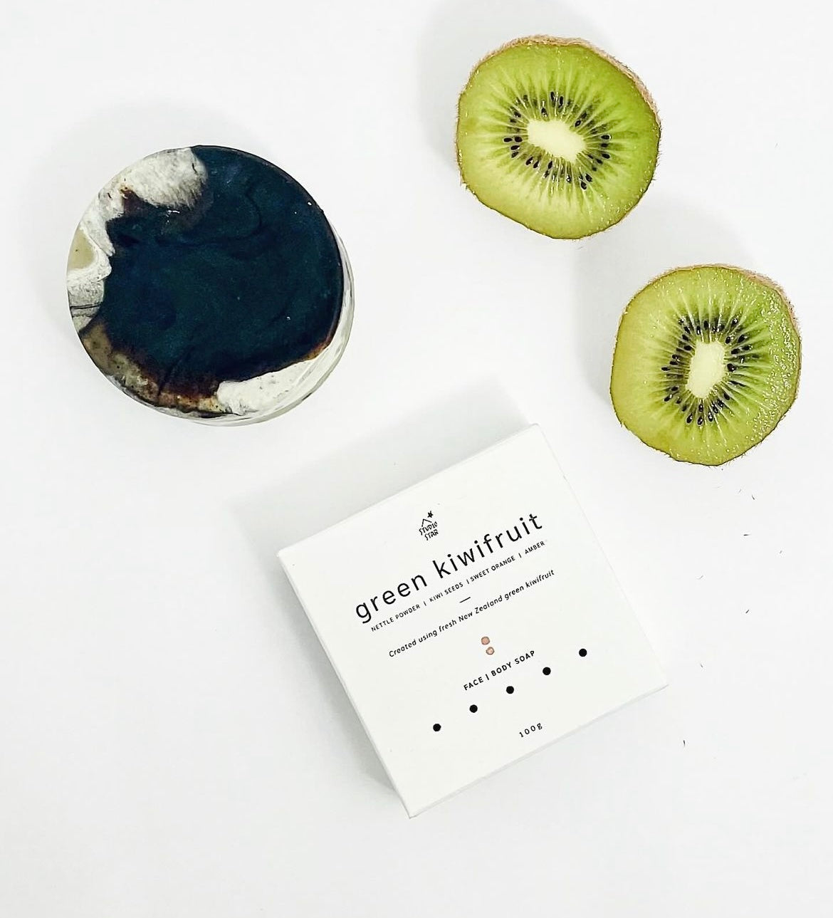 green kiwifruit - face | body soap