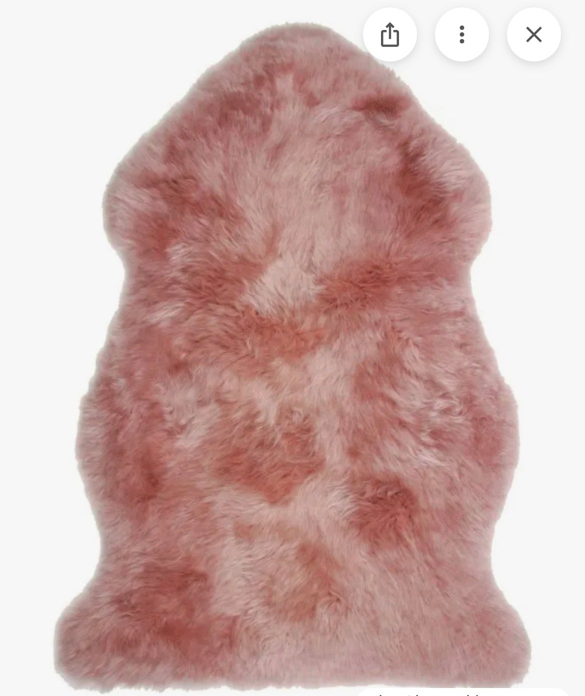 Sheepskin Rug | Rose Pink