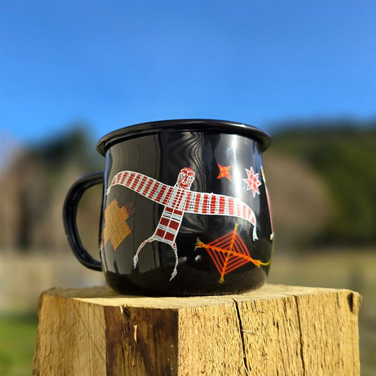 Wolfkamp & Stone - Matariki - Enamel Mug