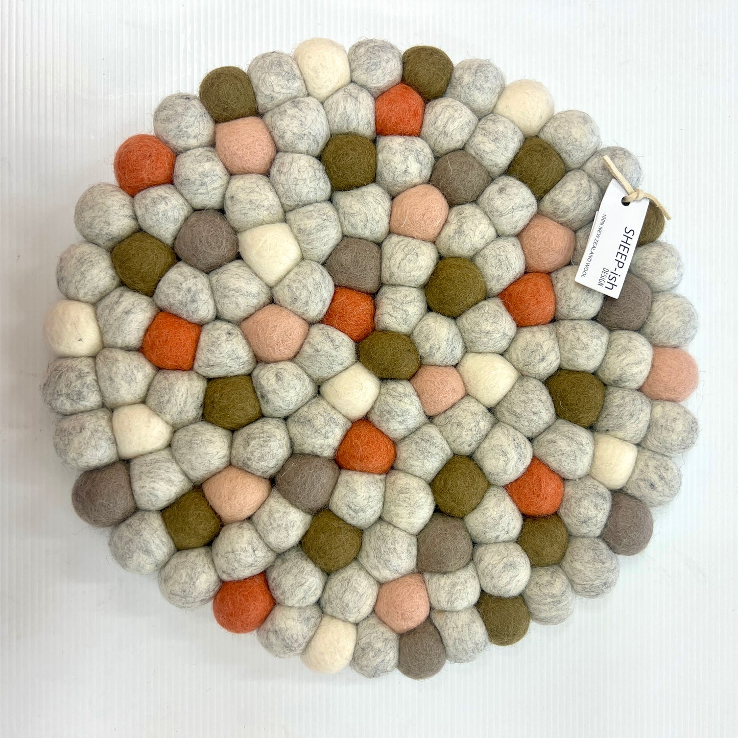 Sheepish Design | Felt Ball Pot Stand