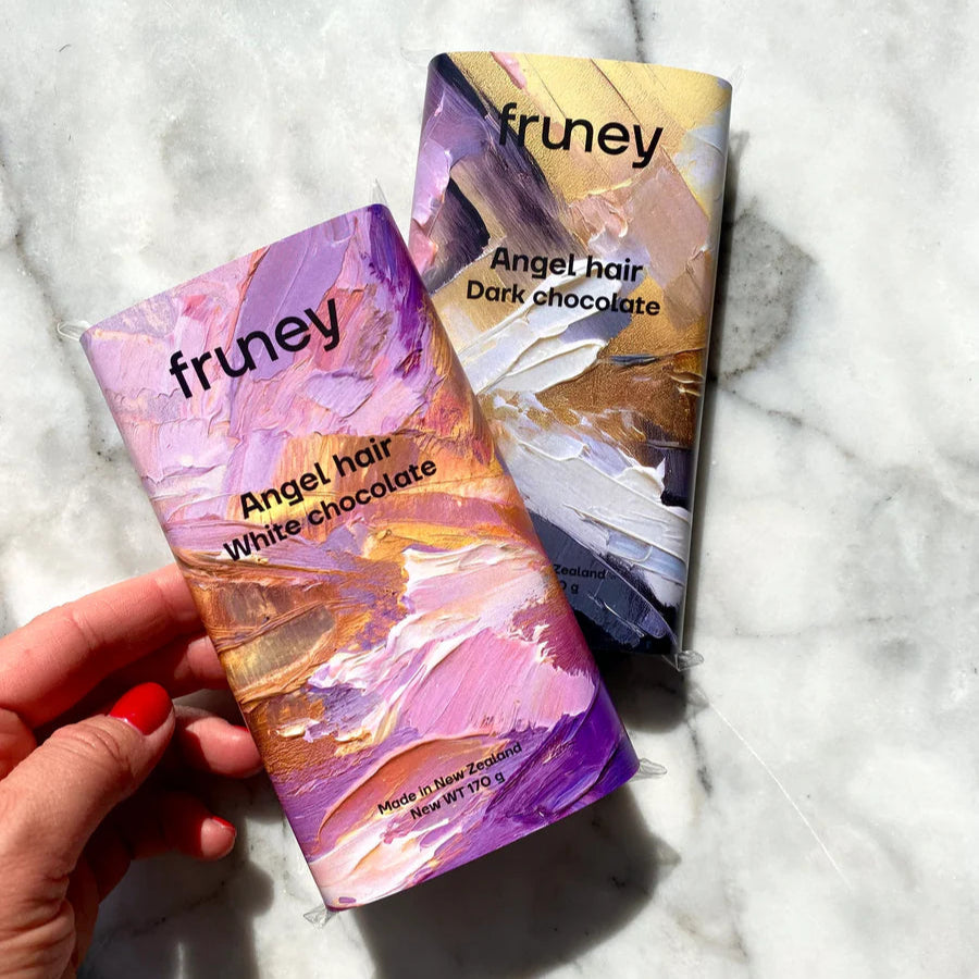 FRUNEY | Angel Hair white chocolate bar, 170g