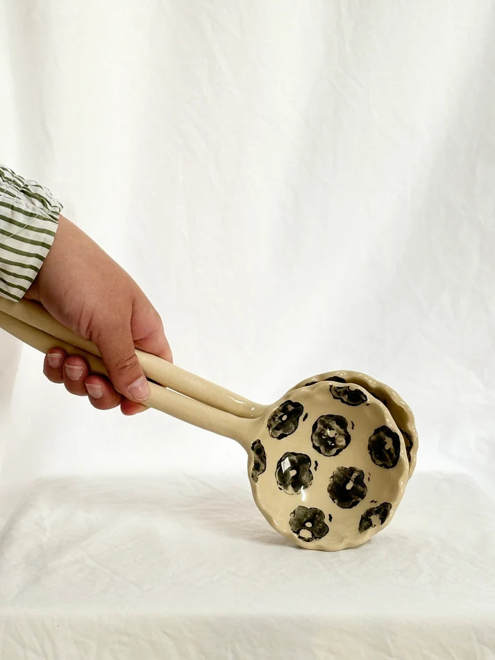 Magnolia Lane & Co Ceramics XL Salad Servers
