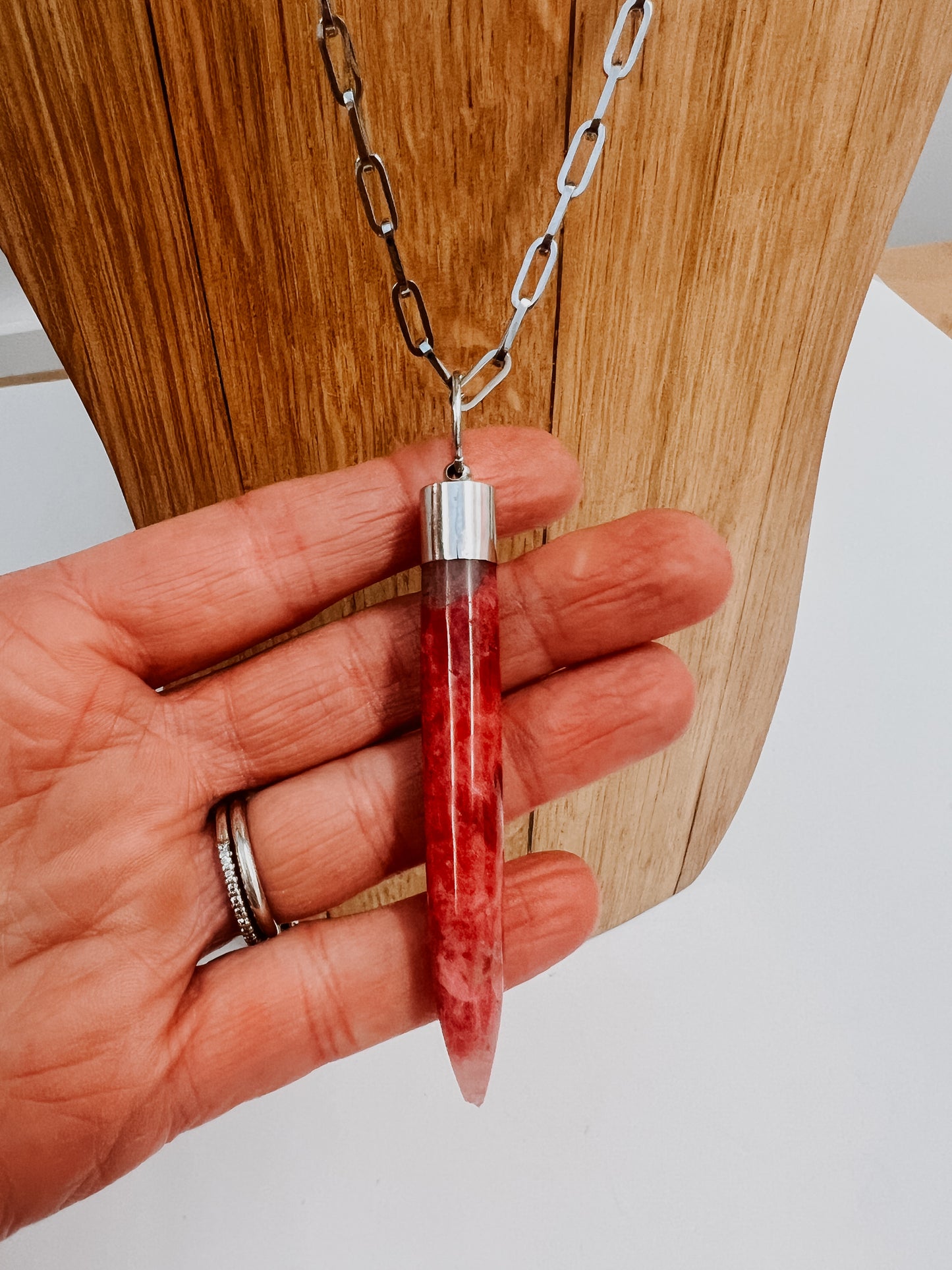 Natalie Kere | Australian rhodonite point