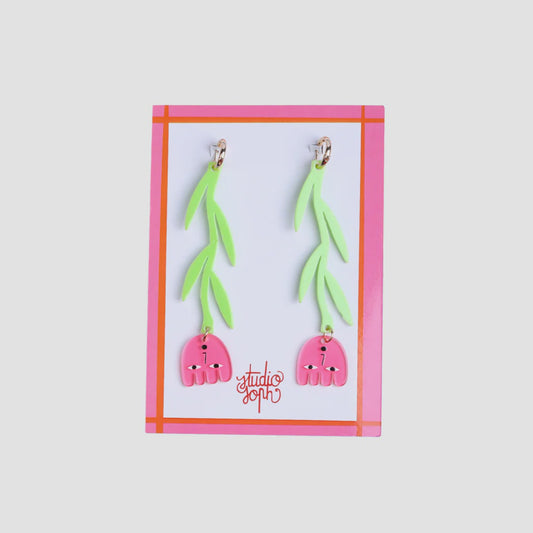 STUDIO SOPH | Flower Drop Earrings