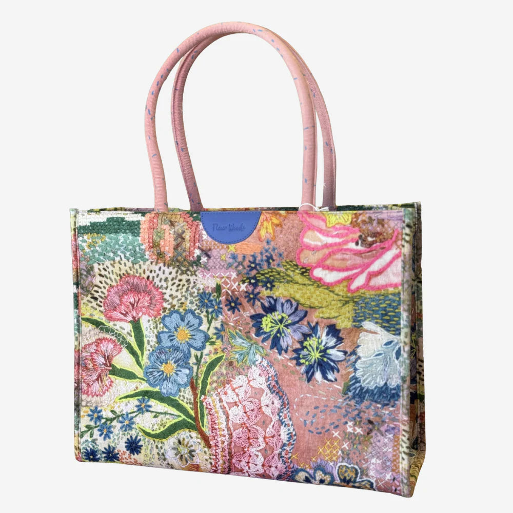 Fleur Woods | Boxy Tote - Meadow