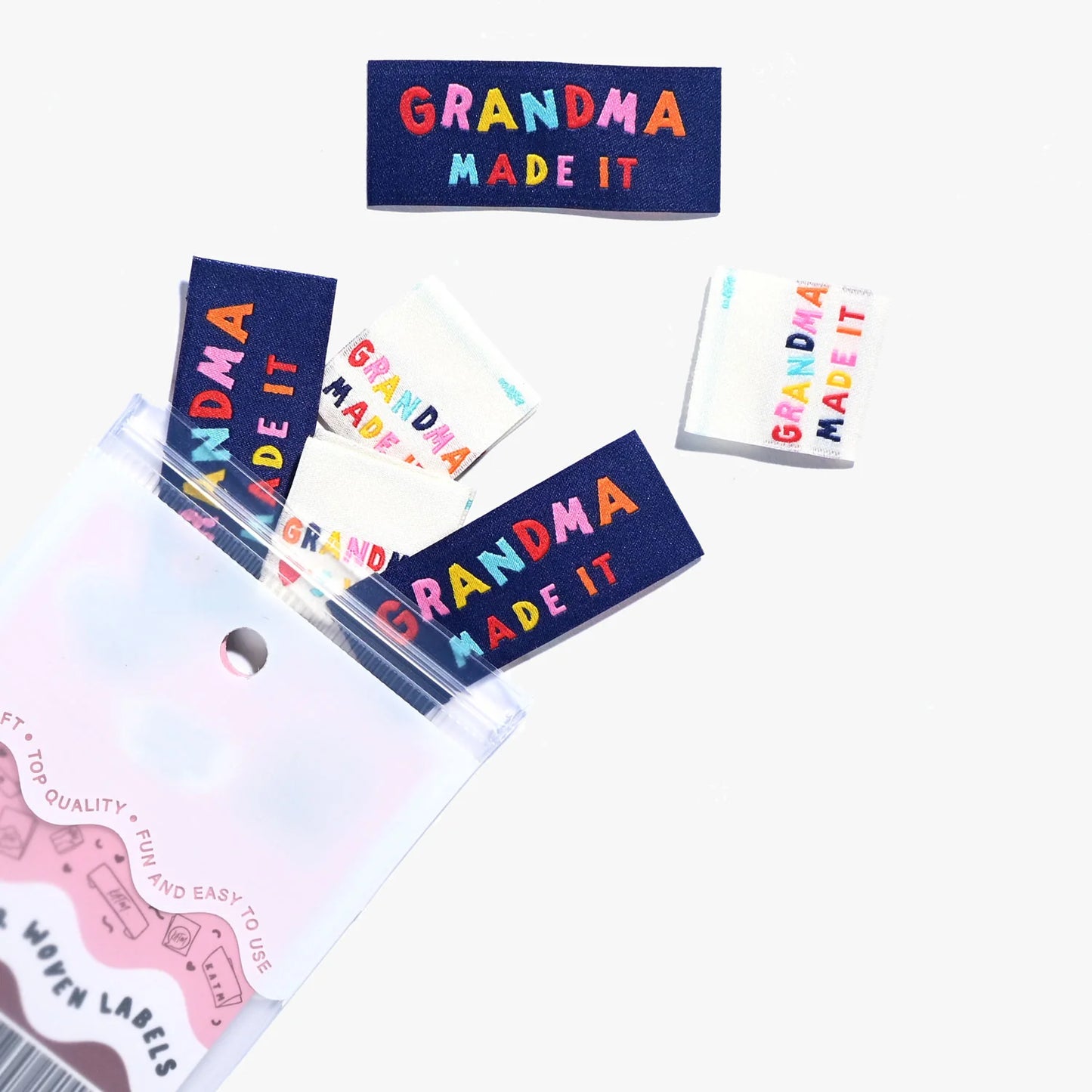Sewing Labels | Grandma Made It - Grandma Loves You! | Sew-in Labels