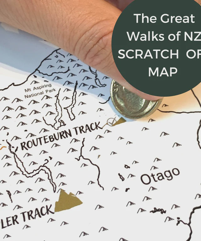 Great Walks Hike & Scratch Print
