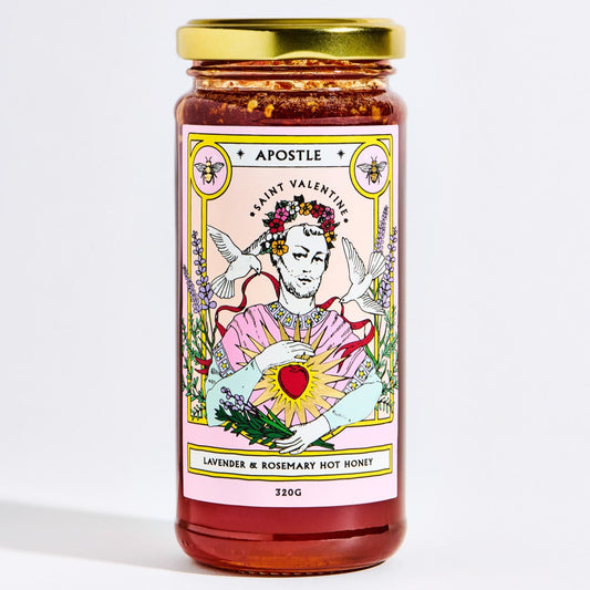 SAINT VALENTINE |  LAVENDER & ROSEMARY HOT HONEY 320G