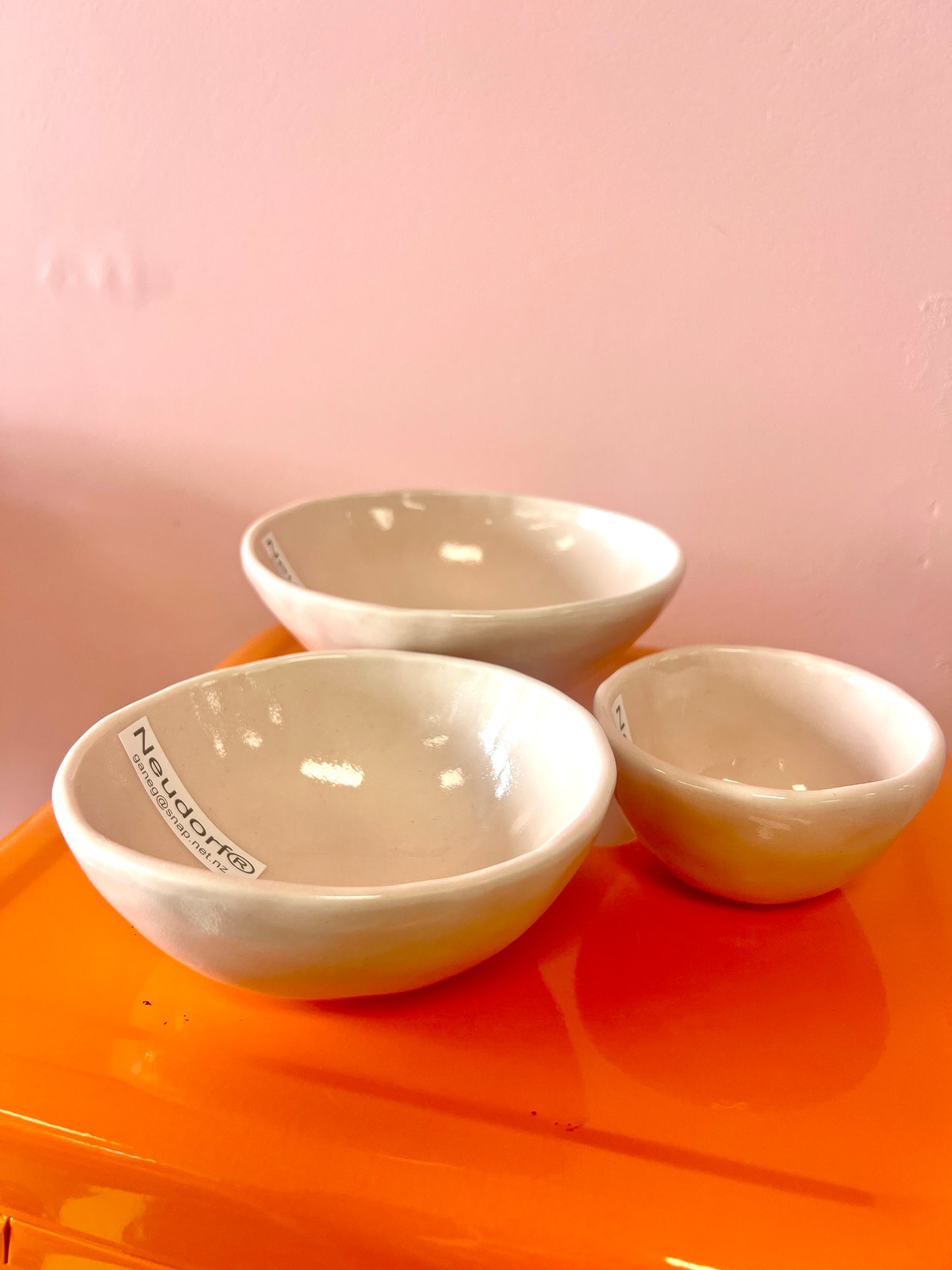 Neudorf Ceramics | Blush Nesting Bowls