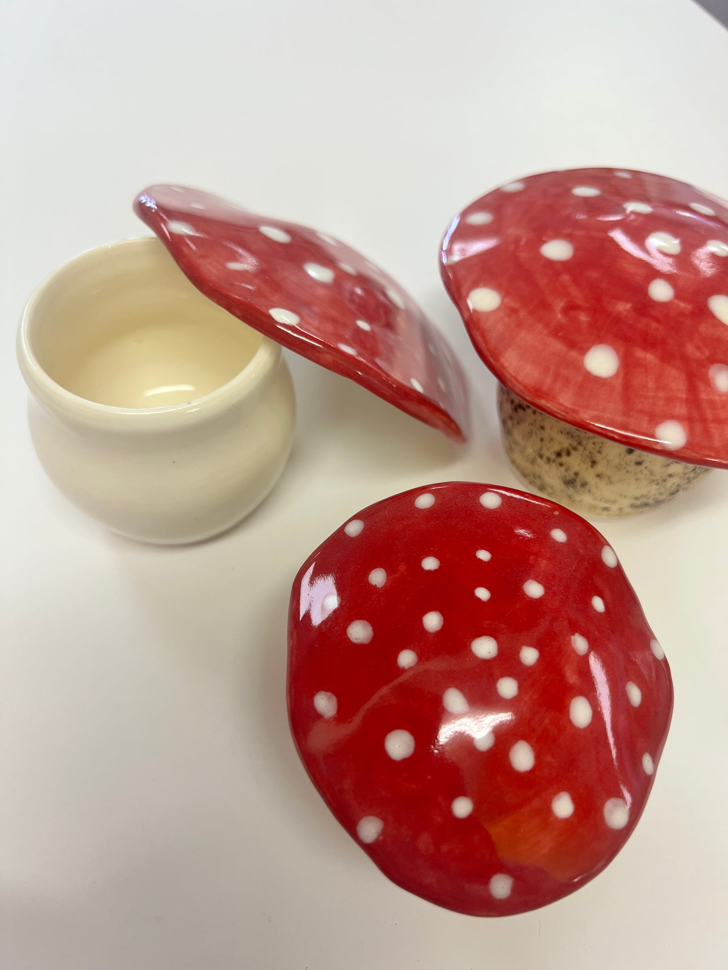 Ceramic Toadstool Trinket Jar | Janine Peters