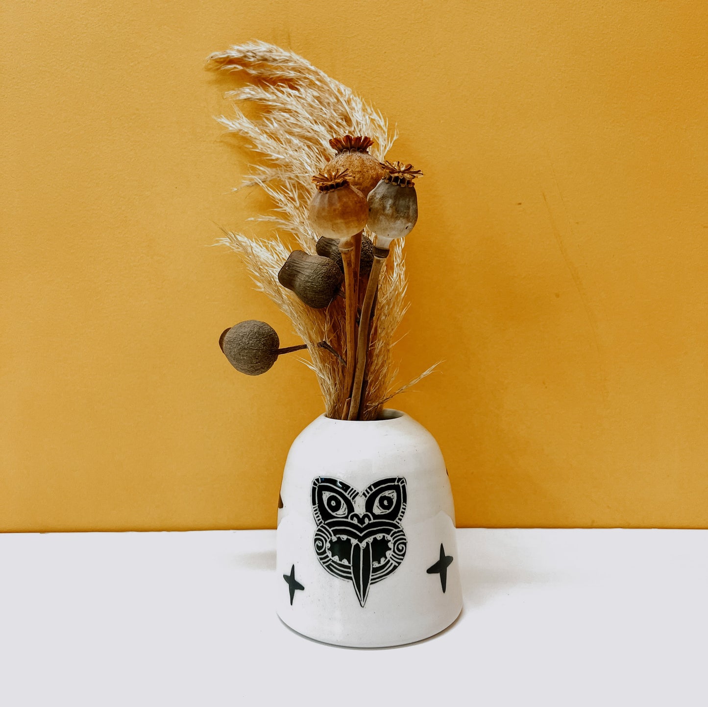 Ceramic Tiki Vase