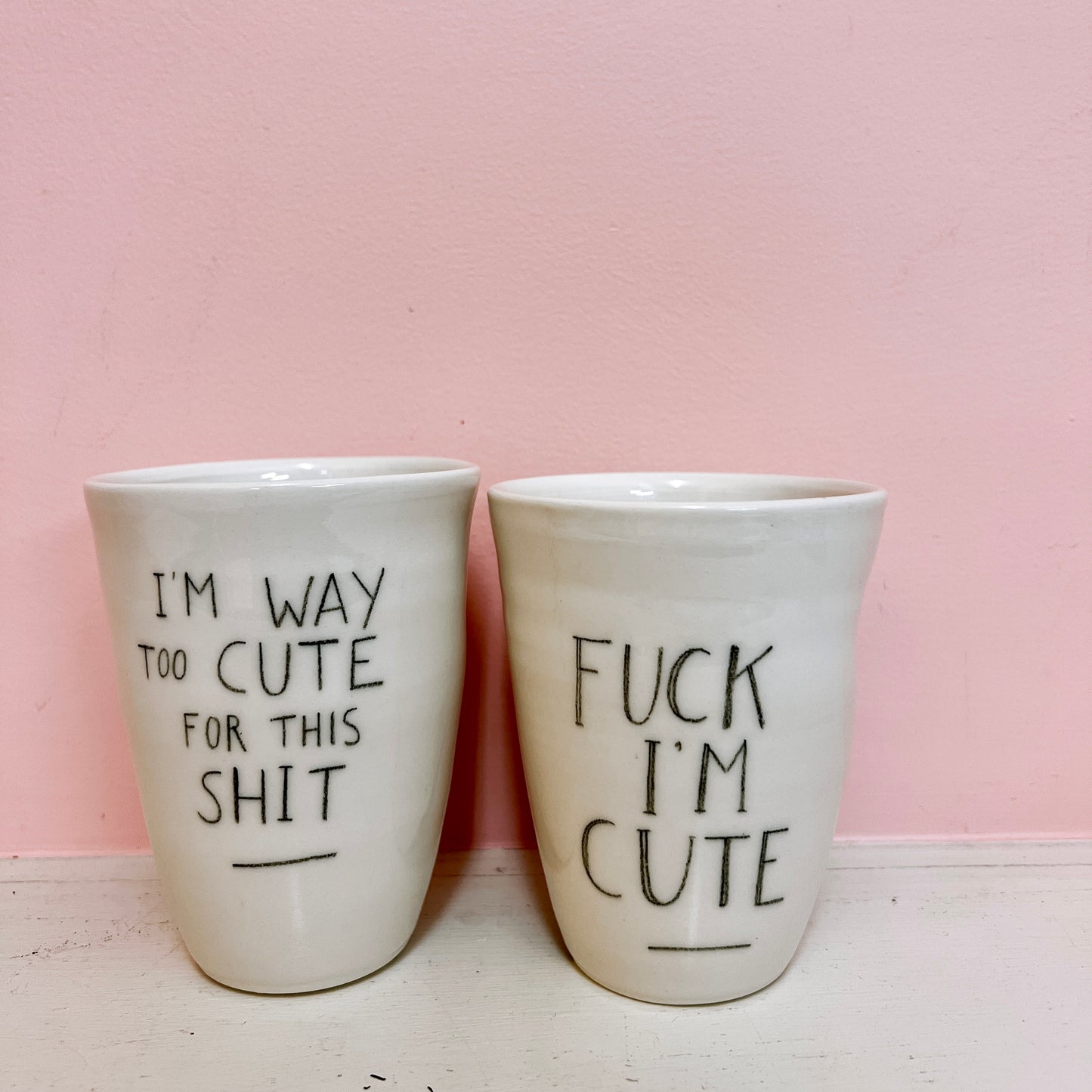 Amber Smith Ceramics - Kitty Tumblers
