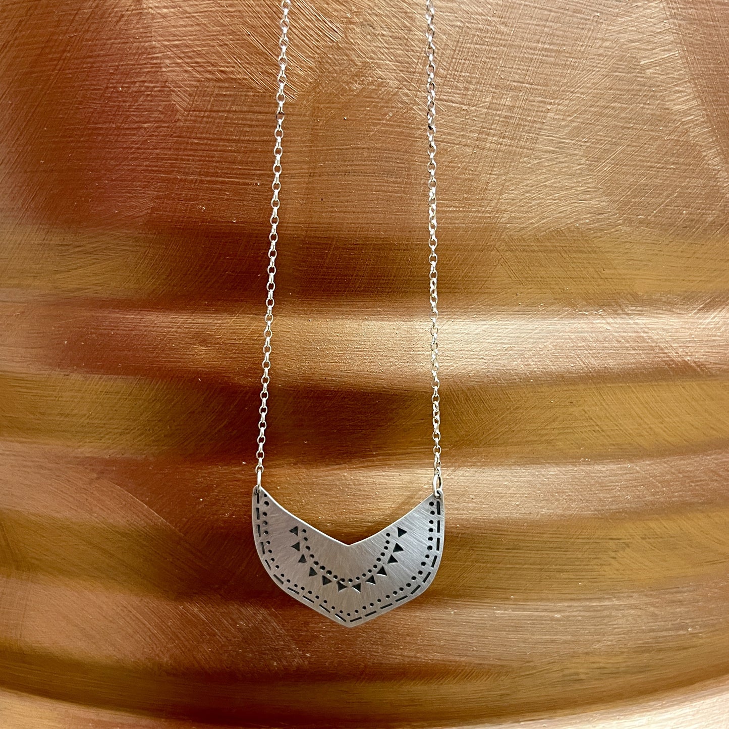 Fiona Mitcham | Aztec Curved Necklace