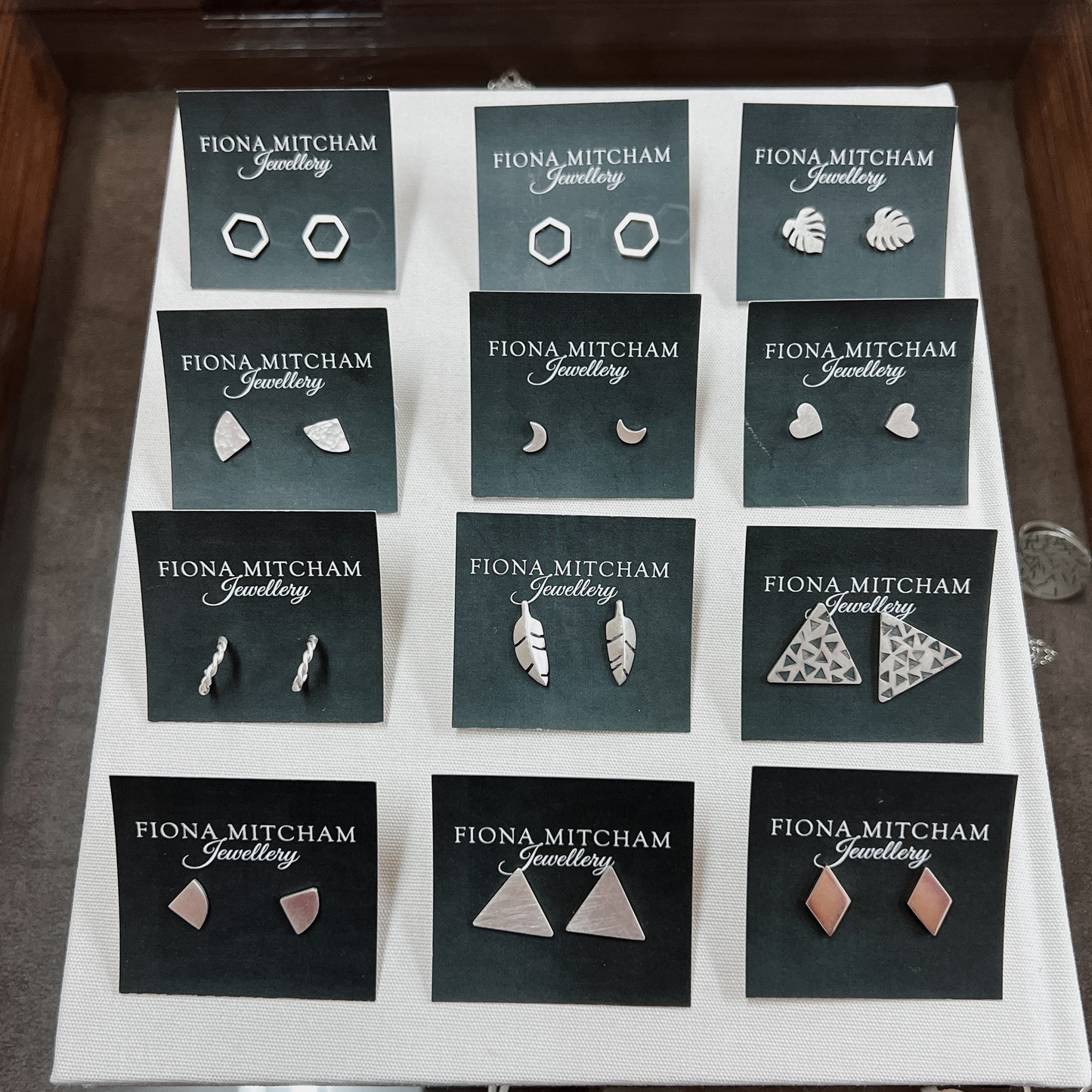 Fiona Mitcham | Silver Stud Earrings