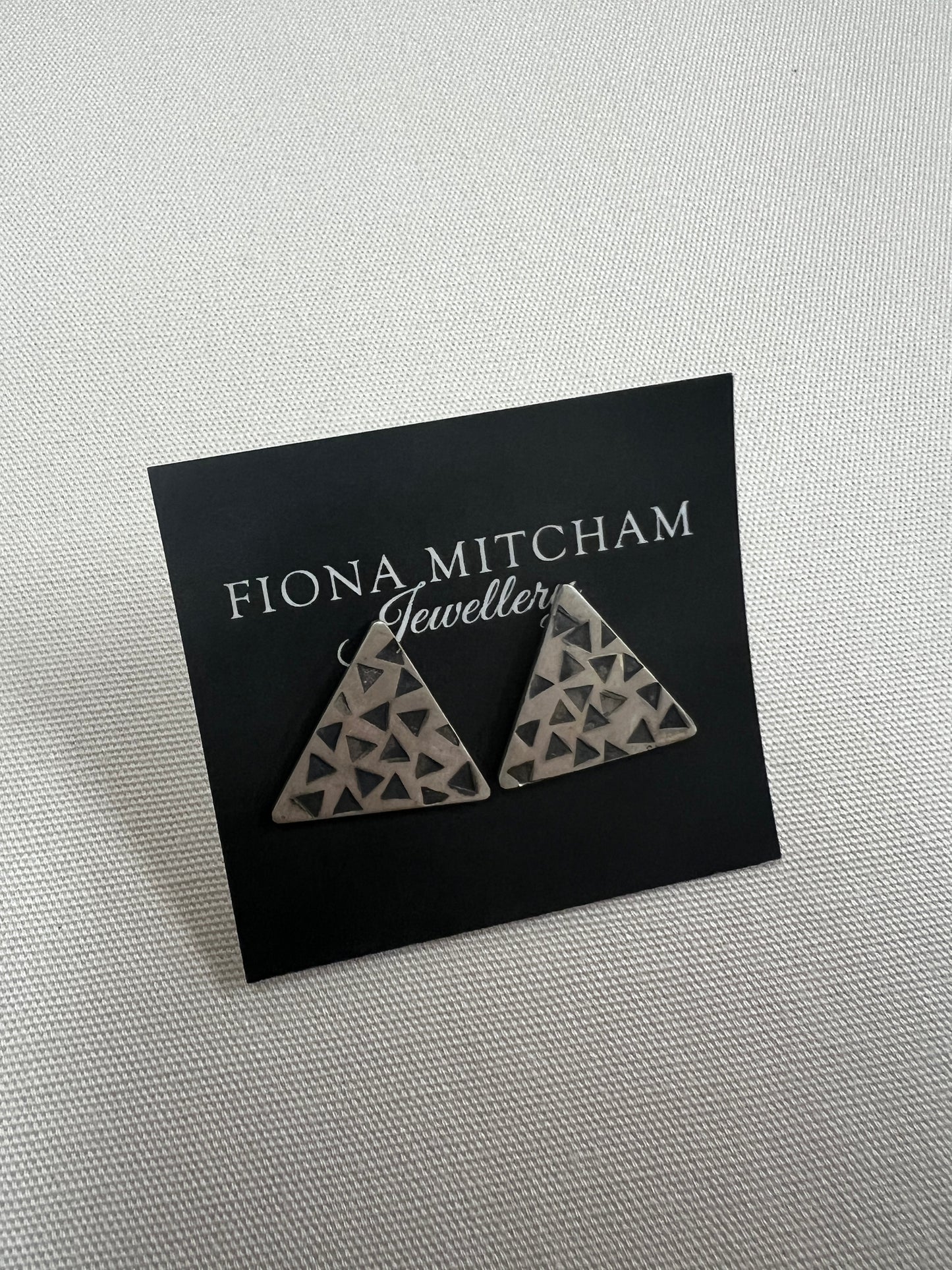 Fiona Mitcham | Silver Stud Earrings