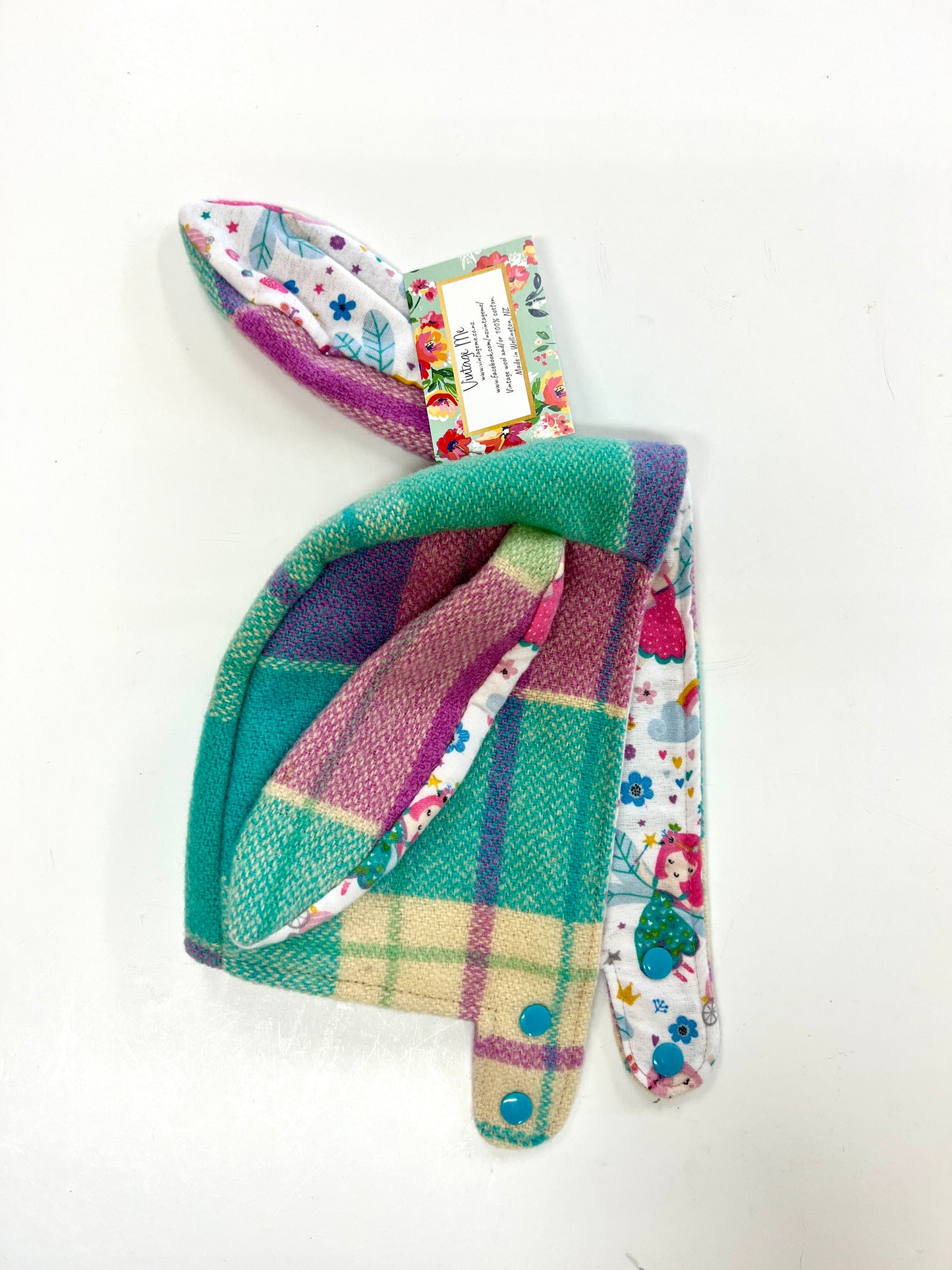 Vintage Wool Bunny Hat | 0-6m or 1-2yrs