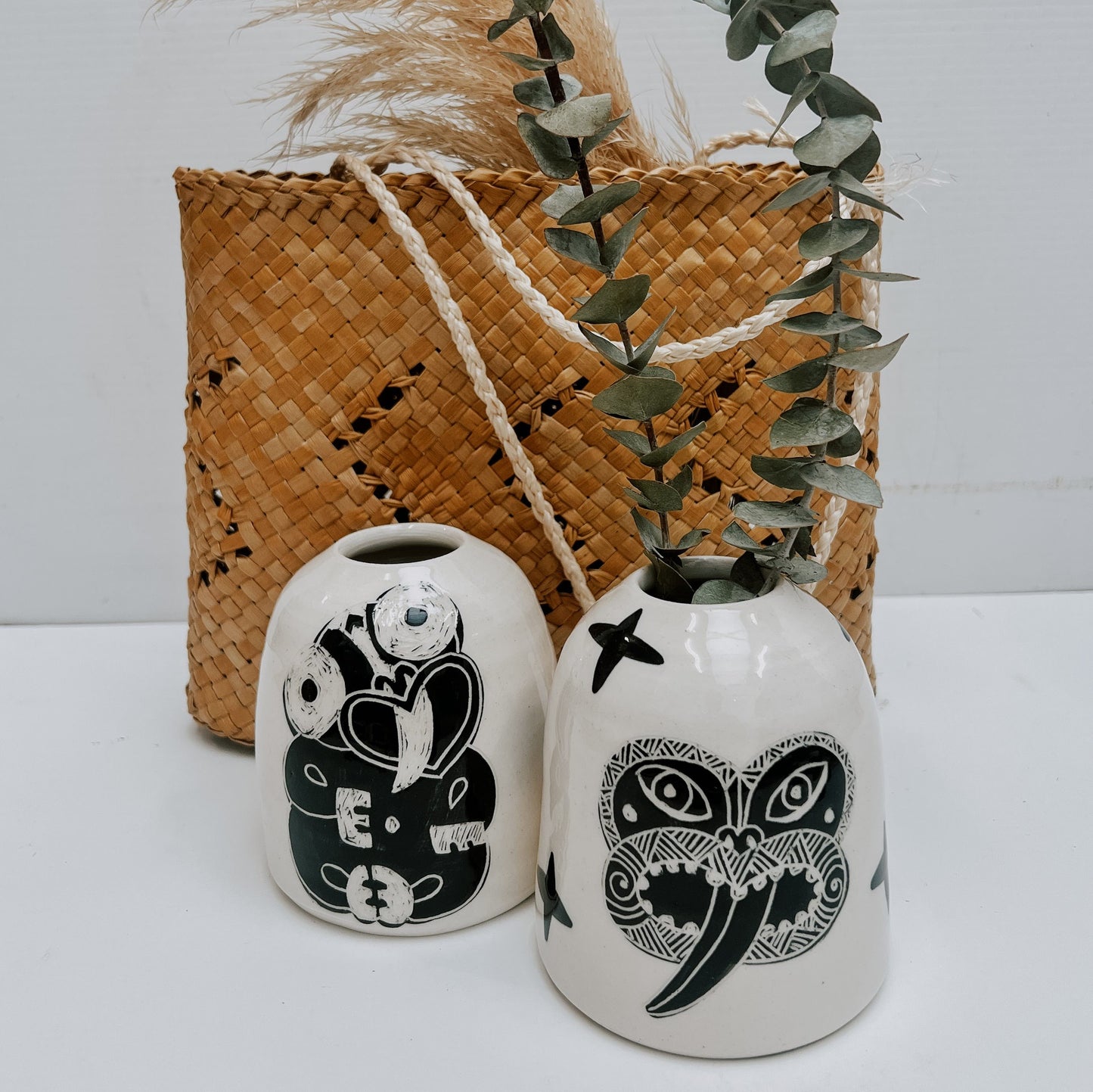 Ceramic Tiki Vase