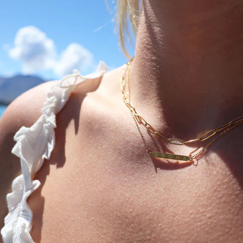 Aroha | Double Chain Necklace