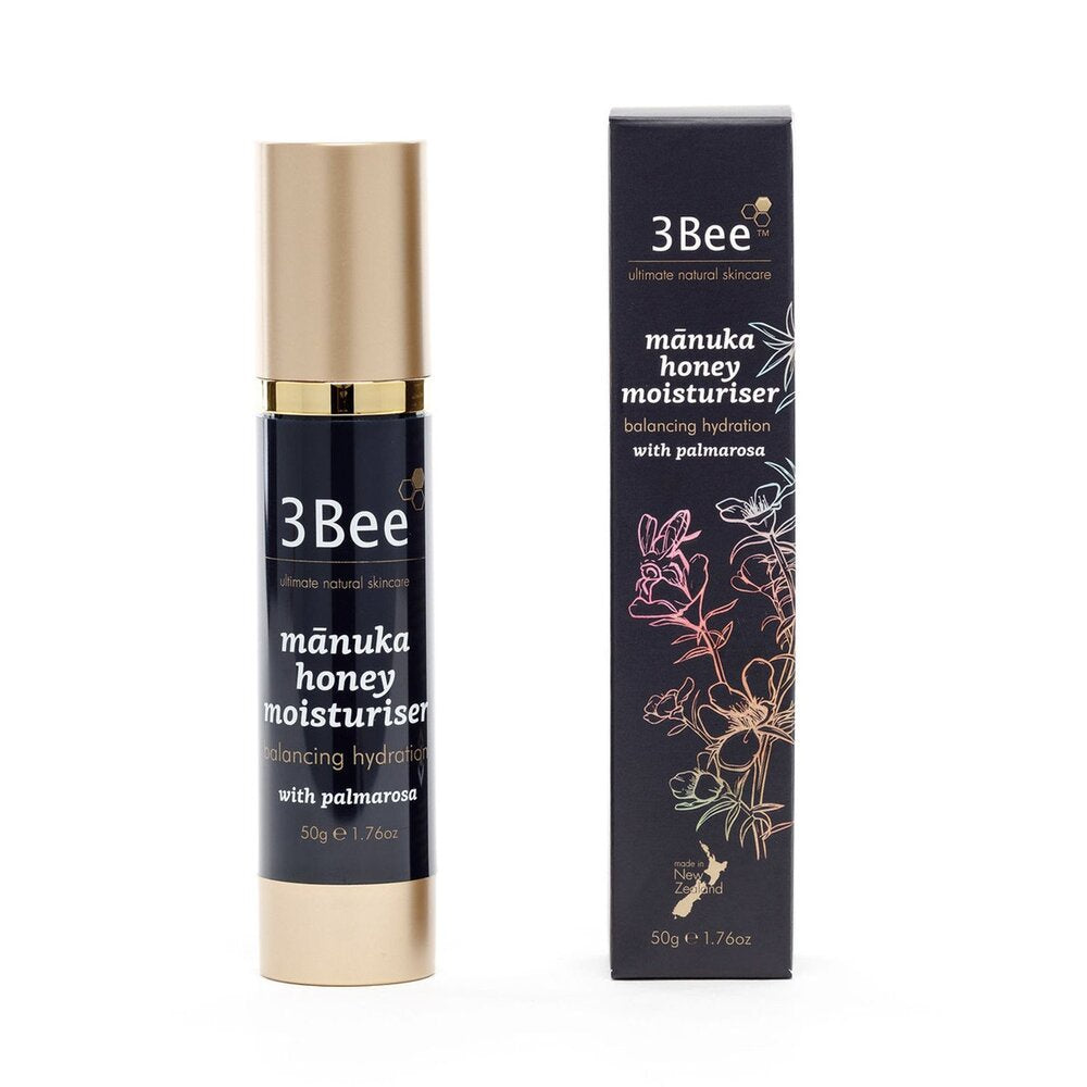 Mānuka Honey Moisturiser with Palmarosa - 50gm
