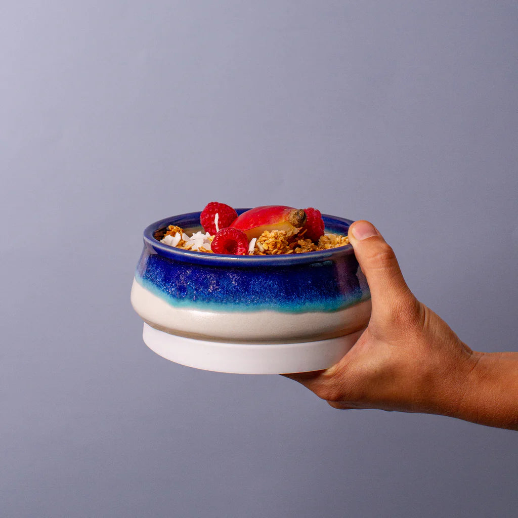 Small Ceramic Travel Bowl | Ocean bliss