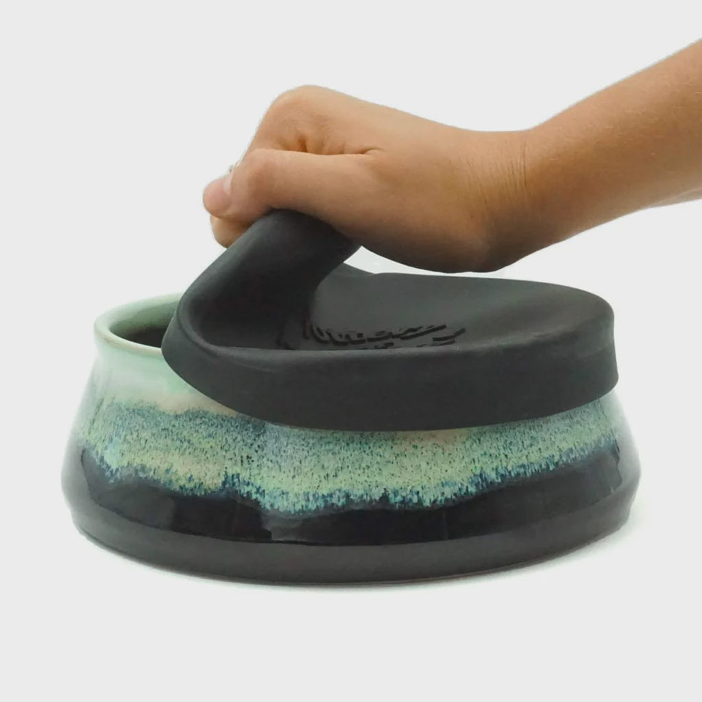 Small ceramic travel bowl | Midnight