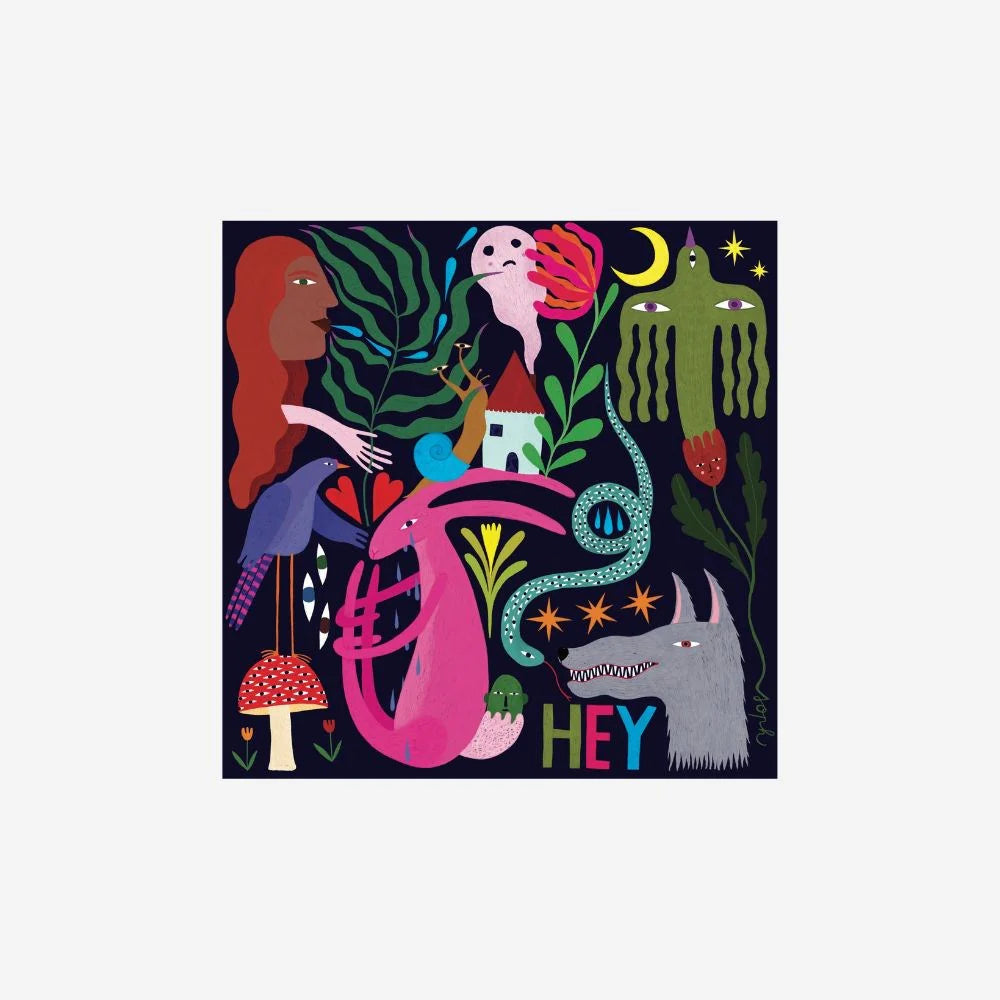 Studio Soph | Art Tile - HEY!