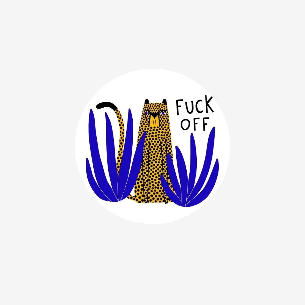 Studio Soph | Rude Cheetah Ceramic Coaster