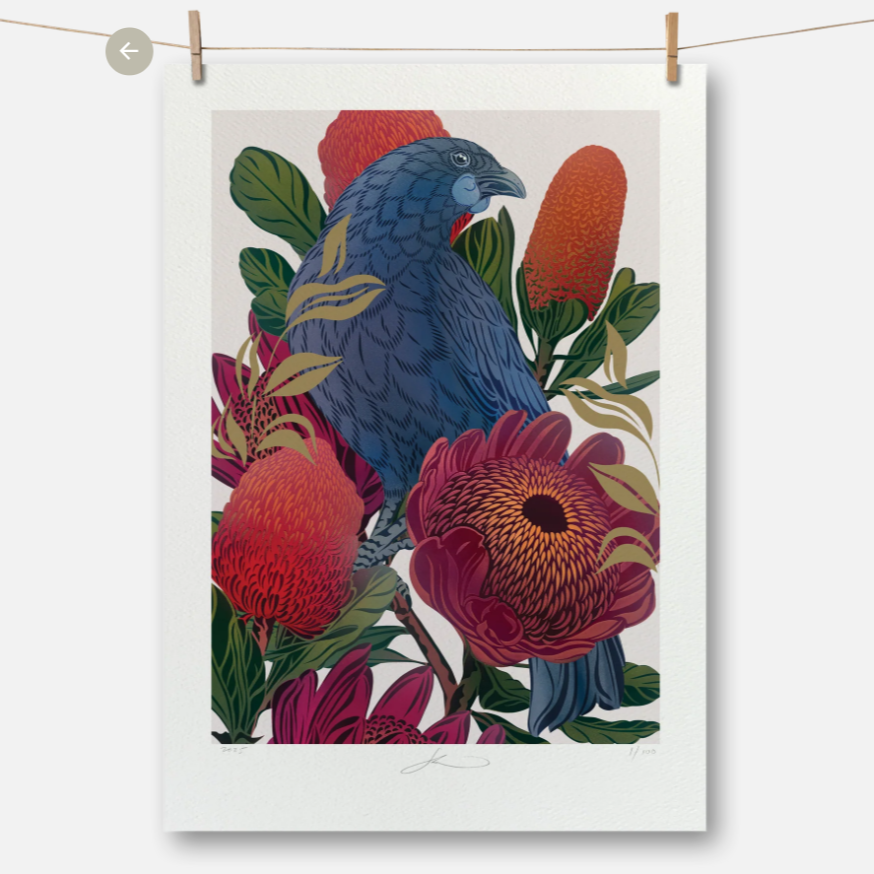 FLOX | Antipodes Kokako & Banksia Boutique Print
