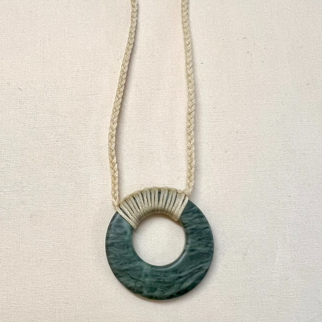 Nelson Jade Circular Pendant