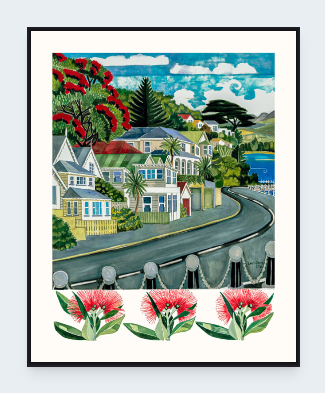 Nelson Iconic Rocks Road - Framed Art Print By Lori Davis