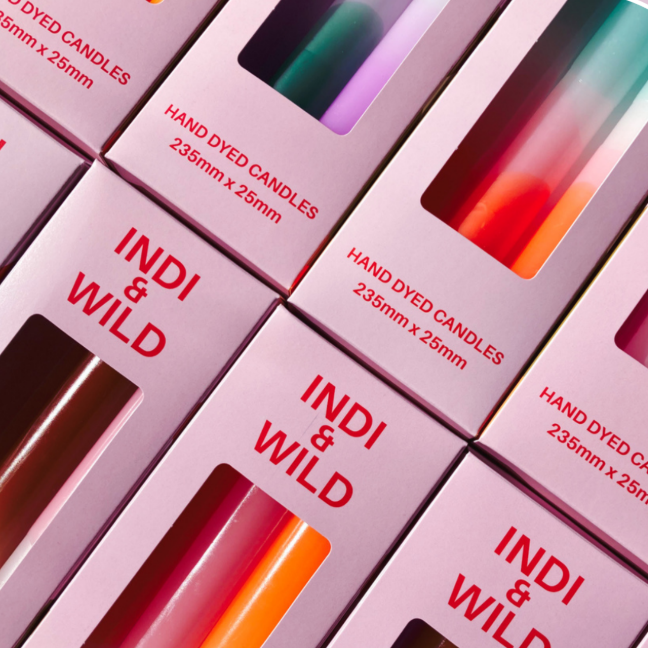 INDI & WILD | Hand-Dipped Candles