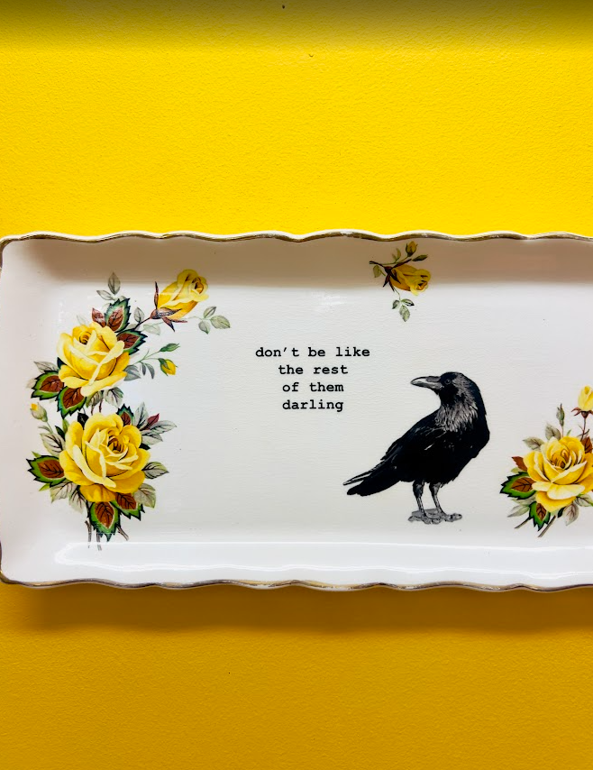 The Black Pixie | Crow Plate