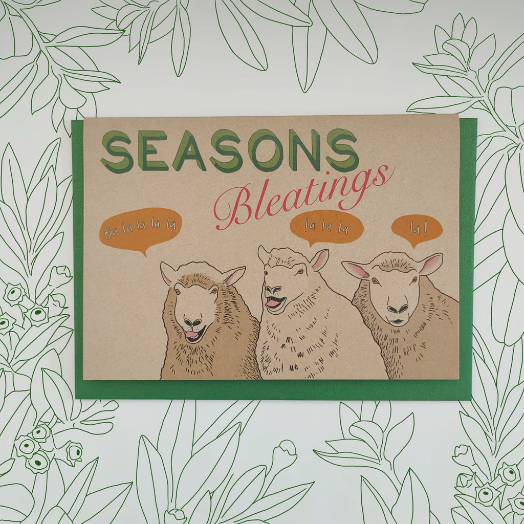 Greeting card - Seasons Bleatings
