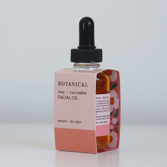 Rose + Cucumber FACIAL OIL - MATURE / DRY SKIN 50ml