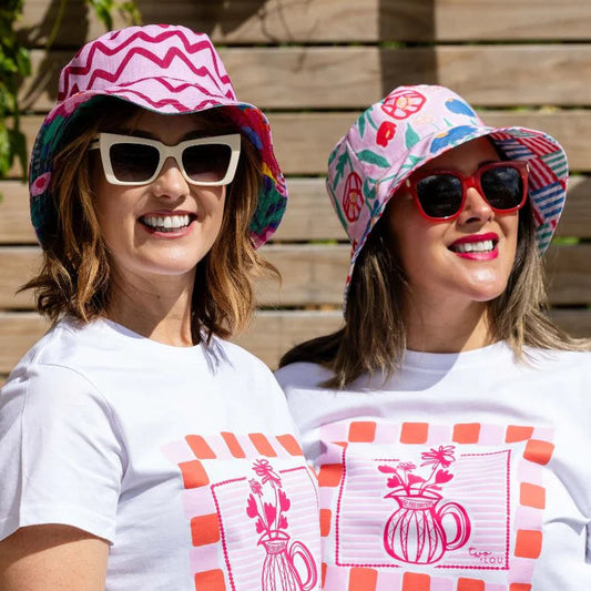 Two + Lou | Reversible Bucket  hats
