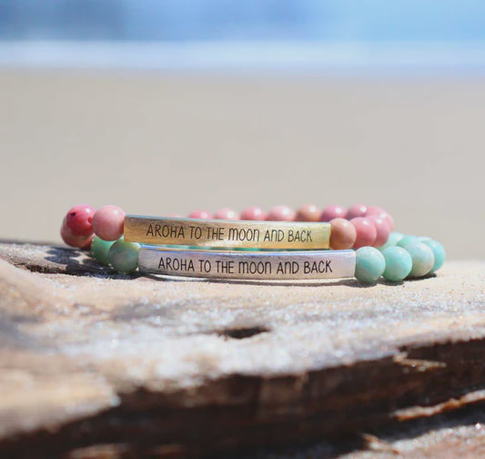 Gemstone Bracelet – Aroha to the moon and back
