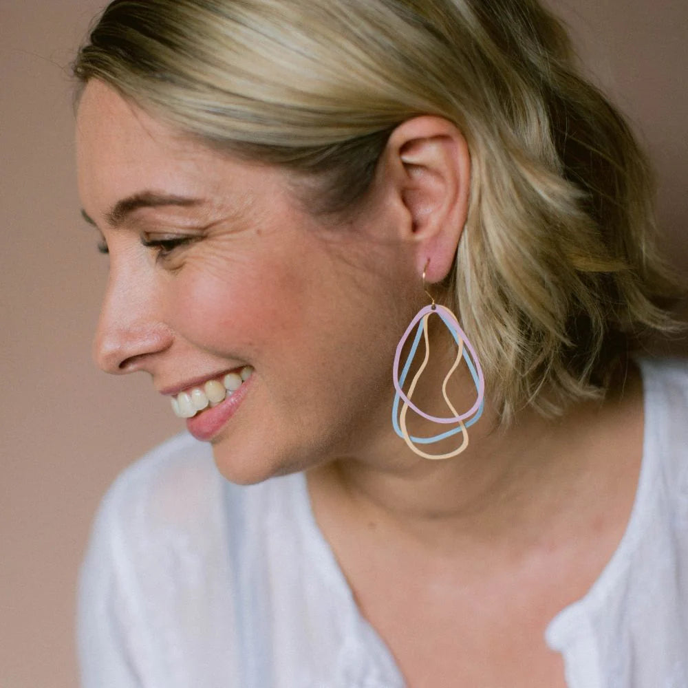 Tri Shape dangle earrings