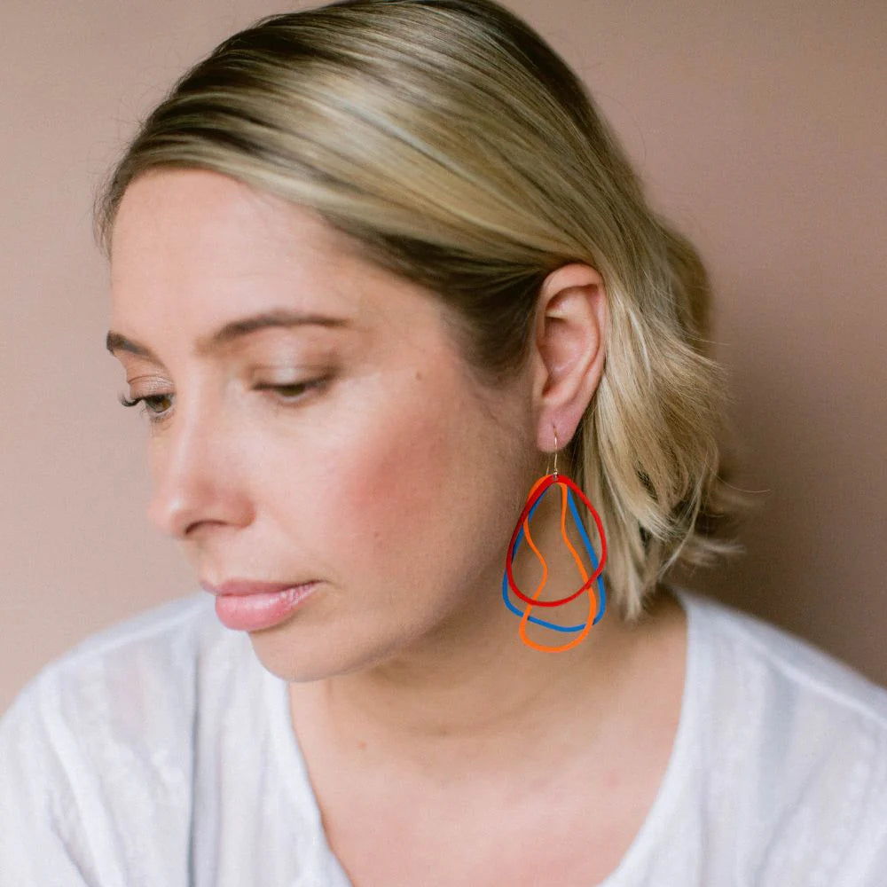 Tri Shape dangle earrings