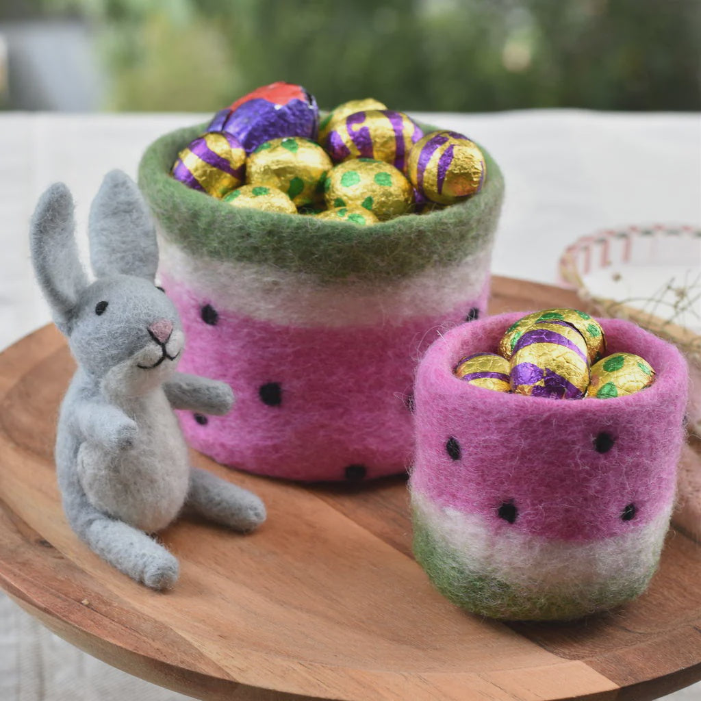 Watermelon Felt Bowl