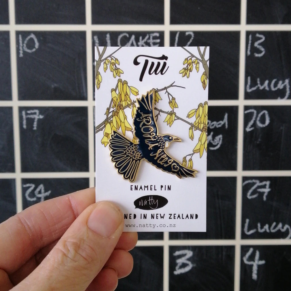 Tui Aroha Nui Enamel Pin
