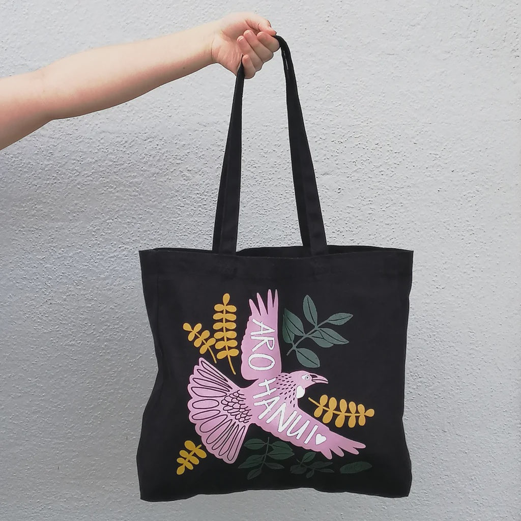 Aroha nui Tui Tote Bag