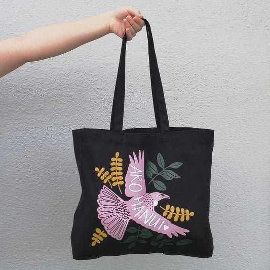 Aroha nui Tui Tote Bag