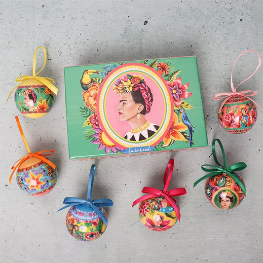 La La Land - Viva La Vida Set of 6 - Mini Christmas Baubles