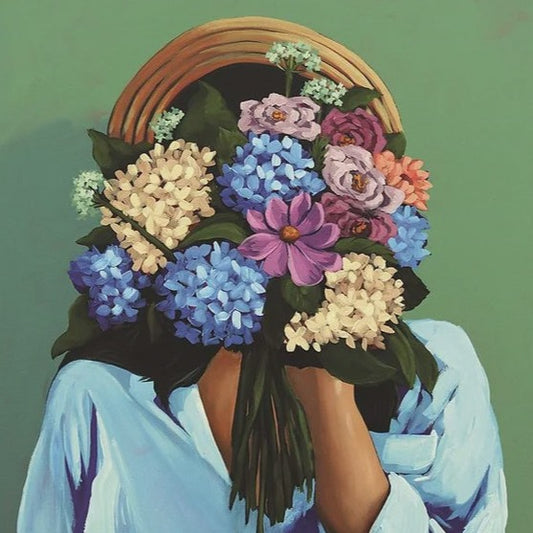 Blossoming Blooms Greeting Card