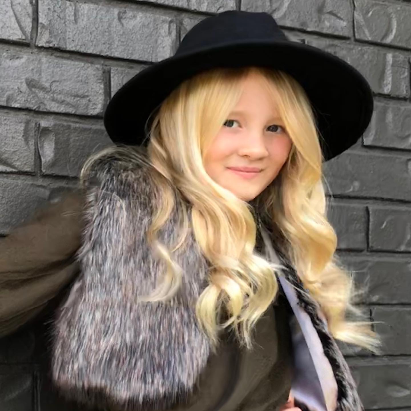 Childrens Faux Fur Vest